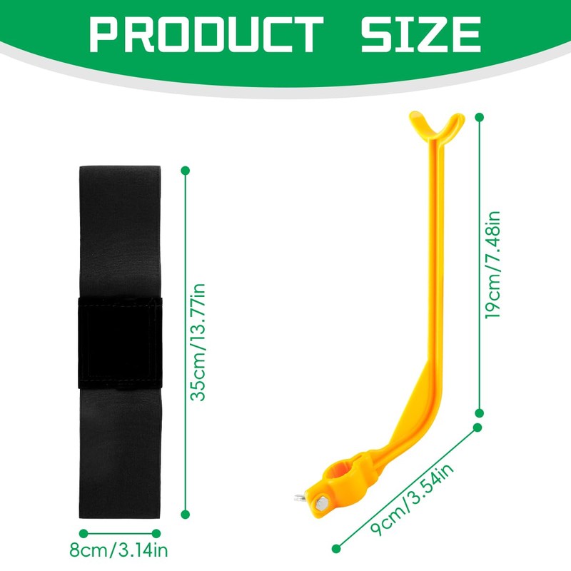 Lotsdonxia 2-Piece Golf Swing Trainer Set - Swing Plane Corrector