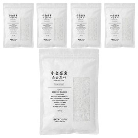 Bath Charm Diamond Salt Bath Salt Natural, 1kg, 5 pieces / 바스참 다이아몬드솔트 입욕제 내추럴, 1kg, 5개