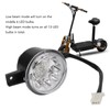 LED Front Headlight Lamp High Low Beam Mode 12V Universal