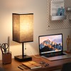 Plus Black Bedside Table Lamps Set of 2 - Bedroom