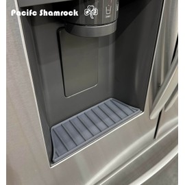 Refrigerator Drip Catcher Trays for LG Refrigerators, Exact Fit, Select LG models (Slate Grey, Alpha)