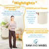SAM AND MABEL XXL Toy Storage Organizer with Play Mat