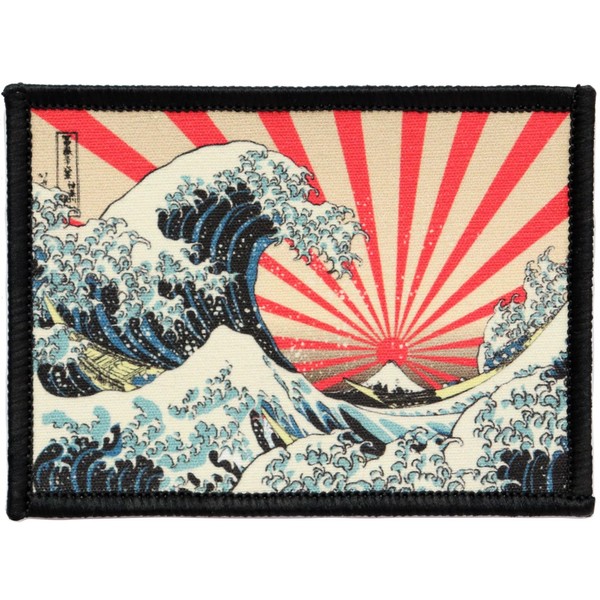 Patch, Great Wave off Kanagawa, Asahi x Fuji, Thirty-six Views