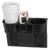 Custom Accessories Black Seat Wedge Cup Holder
