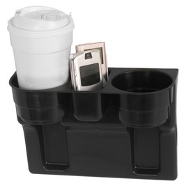 Custom Accessories Black Seat Wedge Cup Holder