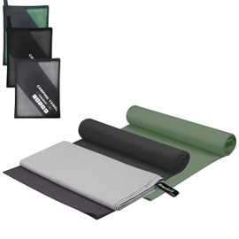 Wuwahold Quick Dry Towels - 30x60 inches with 3 Pack, Soaking Up Sweat Microfiber Lightweight Sport Towels, Camping Travel Towel for Camping, Beach, Gym, Yoga