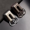ANATTASOUL 2 Pcs Belt Key Holder for Men Women Heavy