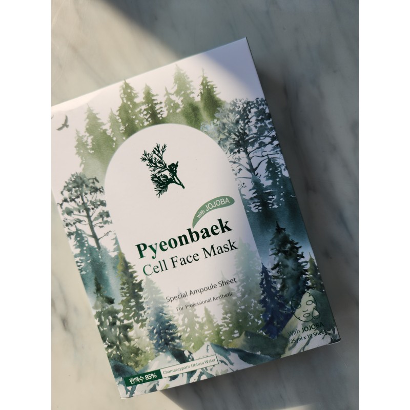 J&C JNC Cypress Water Mask Pack-Renewal / JNC 편백수 마스크팩-리뉴얼