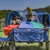 Timber Ridge Laburnum Tailgate Collapsible Folding Wagon, Blue