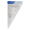 Westcott Grid Triangle, 14", 30/60 Degree, Transparent (T-14M)