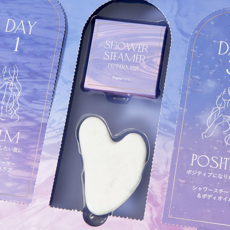 Francfranc 3DAYS Home Spa Set New Life Gift Light Blue