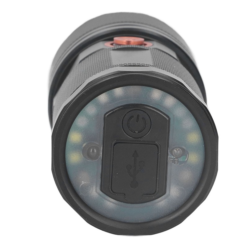 Flashlight High Brightness USB Charging Adjustable Focus Handheld Flashlight for