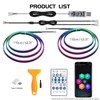 Dreamcolor Interior Acrylic Car Light Strip, 2 in 1 Car