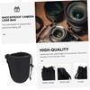OSALADI Elegant Neoprene Lens Case for DSLR Camera Lens Pouch