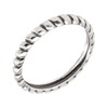Silpada 'Belle Fleur' Twisted Stacking Ring in Sterling Silver, Size