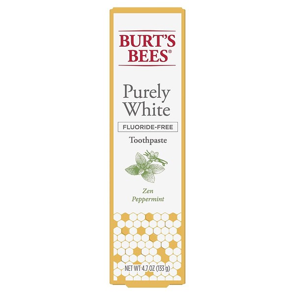 P&G-Burts Bees Toothpaste Purely White 4.7 Ounce Zen Peppermint (Pack of 2)