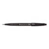 Pentel Fude Touch Sign Pen - Black - Pack of