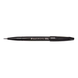 Pentel Fude Touch Sign Pen - Black - Pack of 4