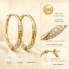 NADORA - Aretes Oro 10k Mujer Arrancadas Aretes Dorados Broqueles