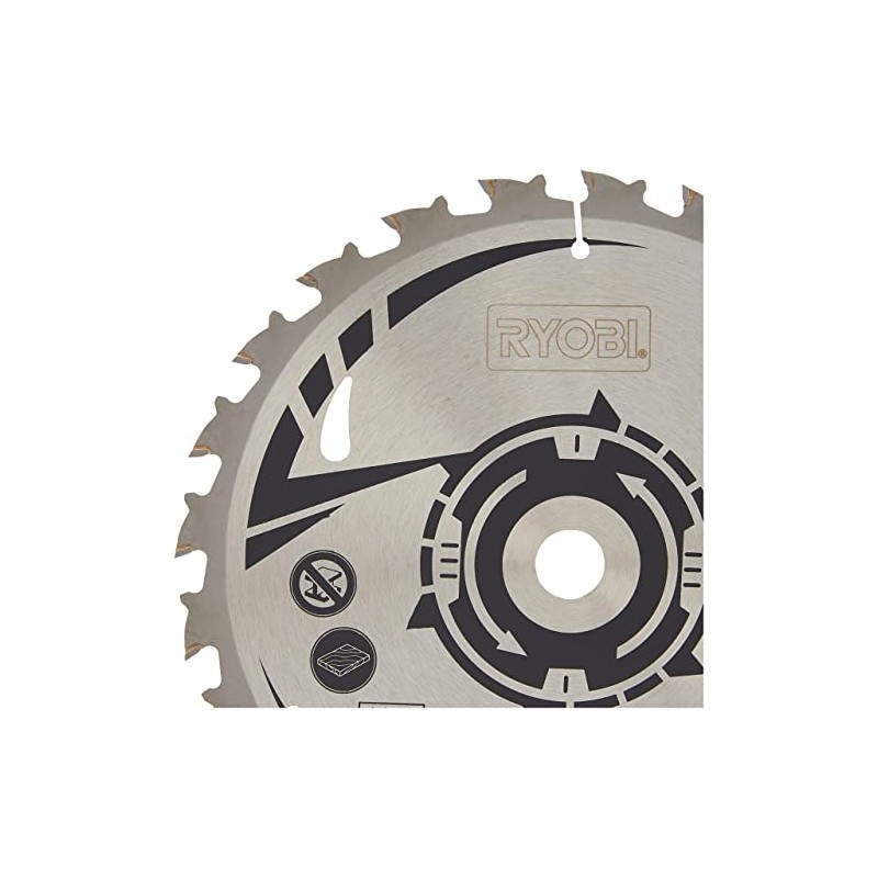 Ryobi CSB184A1 Circular Saw Blade to Fit R18CS7-0, Silver, 184