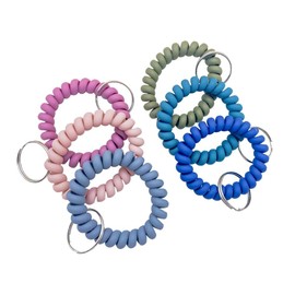 YXMN Wristlet Keychain Accessories Key Chains Women Cute Spiral Wrist Keychain Bracelet Keychains For Women Mom Sister Daughter Key Holder Sauna Sports