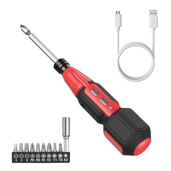 Brifit Precision Electric Screwdriver Set, USB Rechargeable Cordless Power Screwdriver