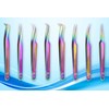 SMI Pack of 8 Eyelash Tweezers Eyelash Extension Tweezers Pointed