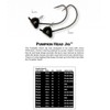 Yum Lures Pumpkin Ed Jig Hook 3/0 (Black, 3/16-Ounce)