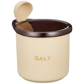 Ishigaki Sangyo Salt Pot, 10.1 fl oz (300 ml), Spoon Included