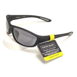 Foster Grant New, Unisex Sunglasses Foster Grant Backstop POL Blk 100% UVA-UVB Lens Protected
