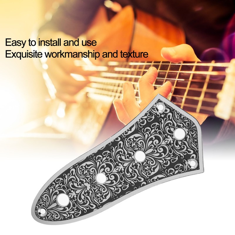 Bass Control Plate Aluminum Alloy Carved Board Volume Switch for