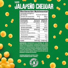 Muscle Treats by Forzagen | Muscle Puffs | Chetos de Proteína | 17 g de Proteína por Bolsa | Botana Alta en Proteína | MixPack Jalapeño Cheddar - Fueg