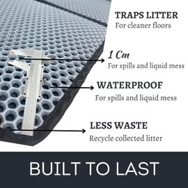 VT-Foldable Honeycomb Cat Trapping Mat, Cat Mats, Large, Kitty Mats (24 X 14)