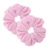 2 Pcs Pink Color Large Size Scrunchies for Hair Women