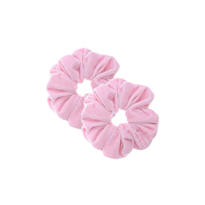 2 Pcs Pink Color Large Size Scrunchies for Hair Women