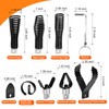 8-Piece Drain Snake Drill Attachment, Cutter and Auger Set, Compatible