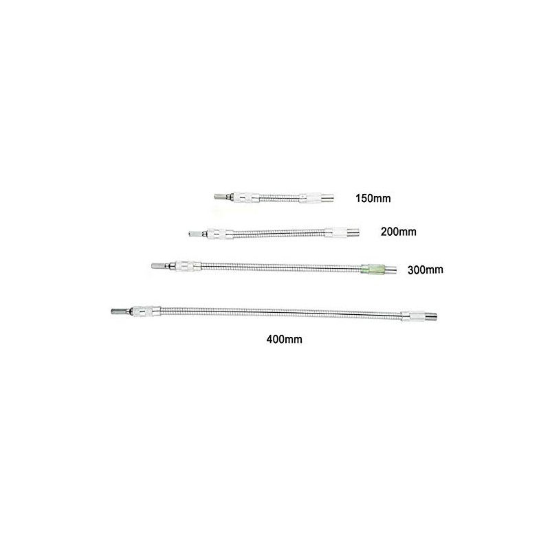 SENRISE Flexible Screwdriver, 1/4" Bit Holder, 150mm Flexible Shaft, Drill