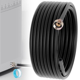 12 FT Dehumidifier Drain Hose 3/4 Inch FHT Connection Brass Thickened Drain Hose, Heavy Duty and Flexible Drainage Hose fits for Most of Dehumidifiers
