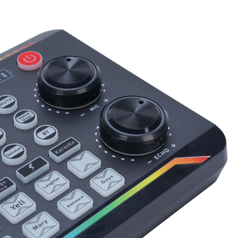 Live Sound Card with DJ Mixer Effects,Audio Interface for PC