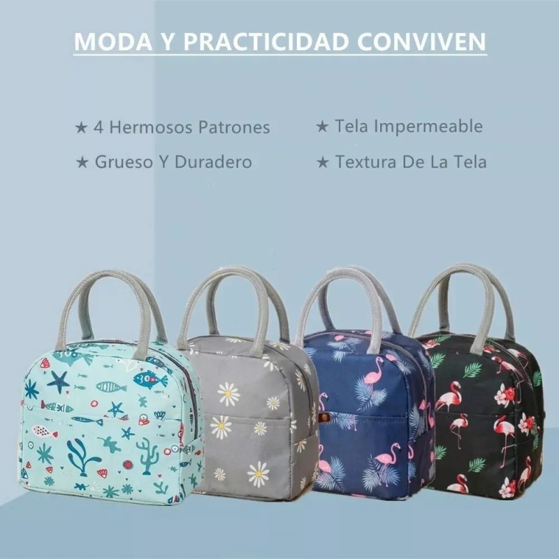 Tecnología ilimitada Lonchera Bolsa Almuerzo Térmica, Aislamiento Frío Y Calor