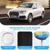 Car Windshield Sun Shade - Reflector Sunshade Offers Ultimate Protection