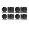 Bobco Metals 6”X6” Weldable Square Steel Metal Baseplate - A36