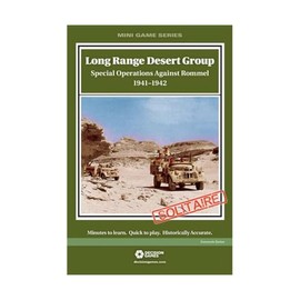 DG Decision Games DG: Long Range Desert Group, Special Operations Against Rommel 1941-1942, Board Game