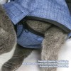 KUIDAMOS Pet Cat Grooming Bag, Adjustable Cat Shower Bag, Cat