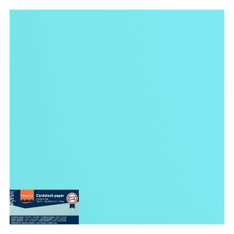 Florence Cardstock Smooth - Coloured Card Making Supplies 12 x