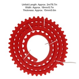 Breaking Resistant Woodworking Profiling Strip, Polyurethane Strong Deformation Flexible Curve Template, with 2m / 78.7in Unfold Length