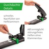 Novus B 40 re+new nachhaltiges Blockheftgerät (Heftleistung 100 Blatt, Antiblockiersystem,