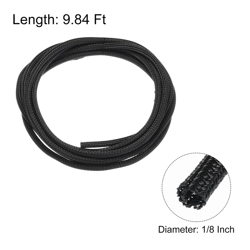 MECCANIXITY Cord Sleeve Cable Organizer 9.84 Ft - 1/8 Inch
