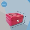 6" Cash box pink