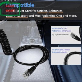 Fouceclaus Radar Detector Power Charger Cord for Escort Valentine One V1 Beltron